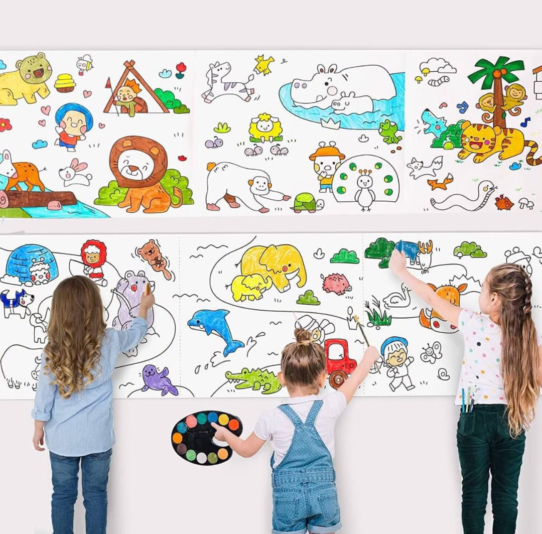 Drawing paper rolls for kids